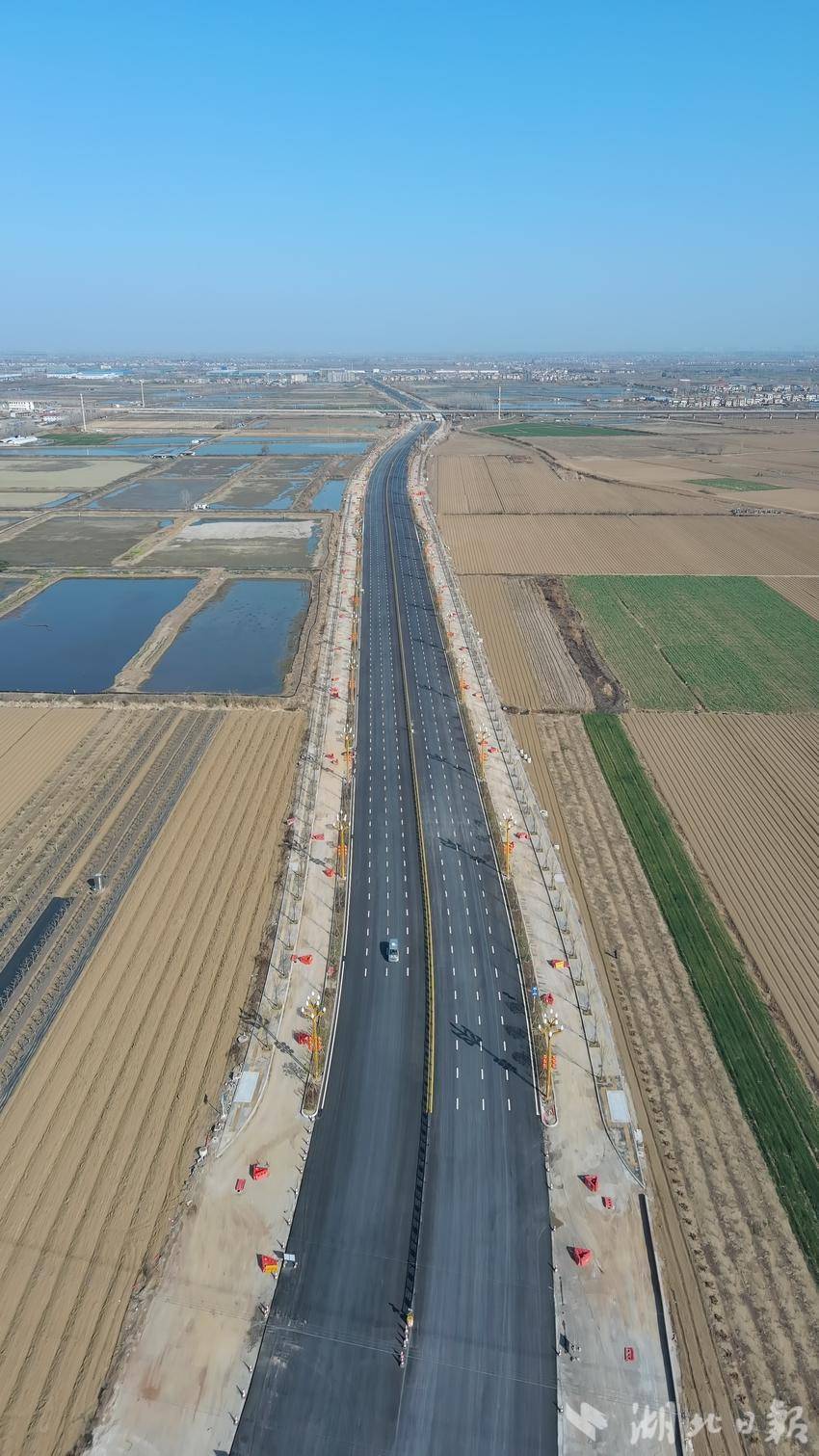 组图|汉川福星路北延线建成