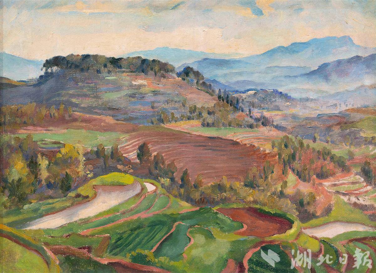 1.唐一禾《江津写生之一》布面油画 45cm×34cm 1941 年 私人收藏.jpg