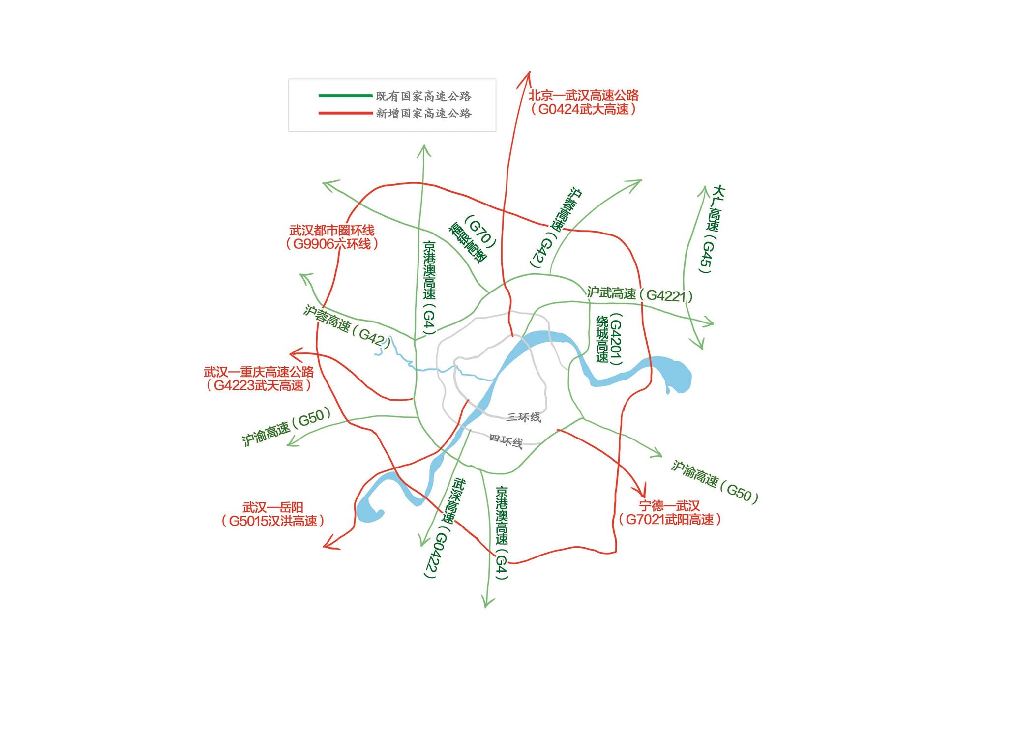 最新国家公路网规划出炉武汉都市圈环线入网