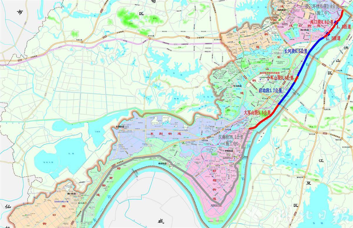 ▲ 001 武汉经开区左岸大道示意图。.jpg ▲ 001 武汉经开区左岸大道示意图。.jpg