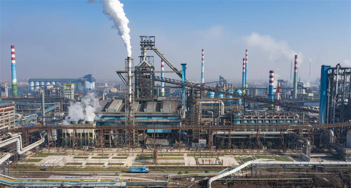 武钢一号高炉遗址公园即将建成开放