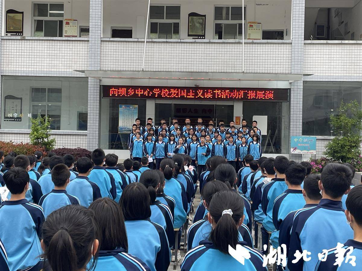 向坝乡中心学校开展爱国主义读书教育活动