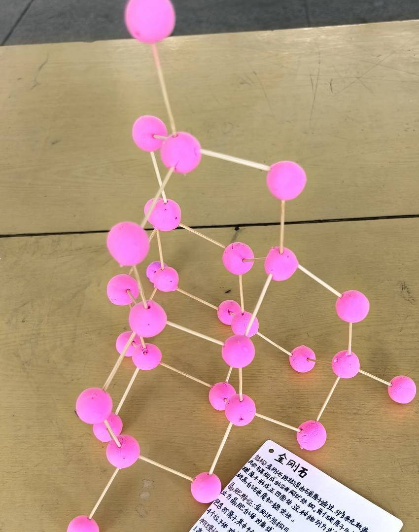 展模型之美悟化学之妙谷城三中举行化学手工模型制作大赛