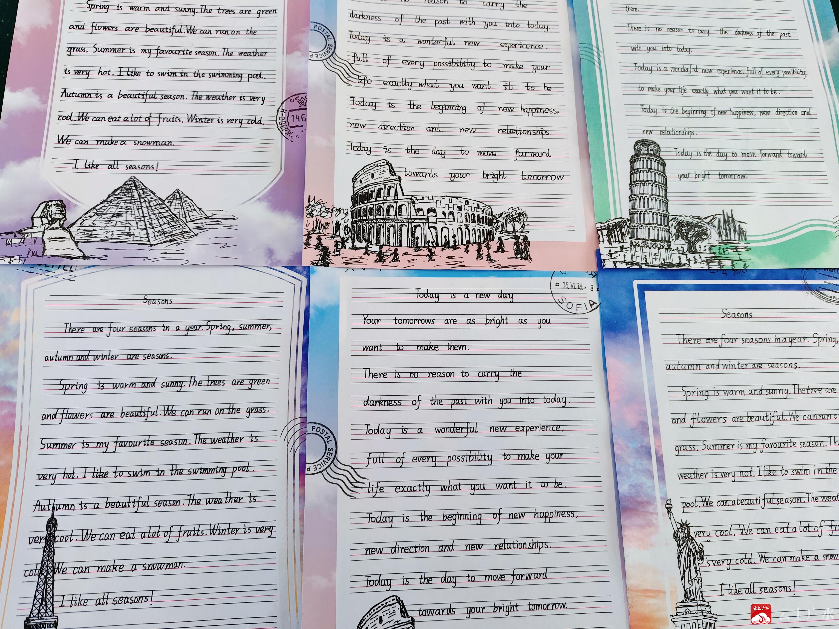 纸上展英彩,笔下生夏花