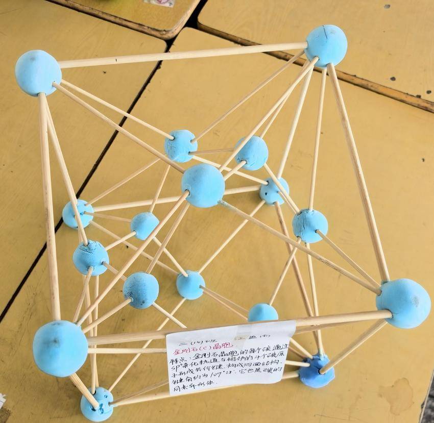 展模型之美悟化学之妙谷城三中举行化学手工模型制作大赛