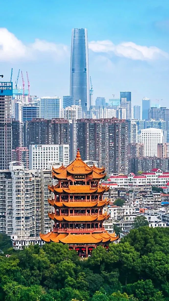 武汉黄鹤楼 汪常青/摄点击一下清凉吃瓜武汉巴公房子点击一下清凉吃瓜