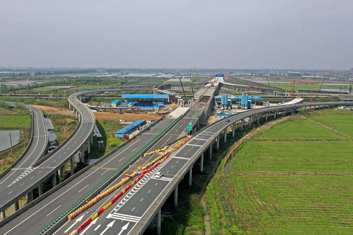 孝汉应高速公路云梦段图片