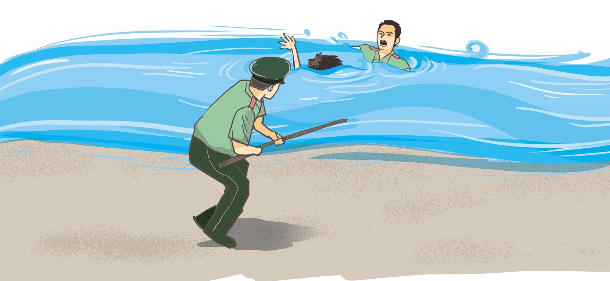 奋力将落水群众推向岸边自己因体力透支沉入水中22岁武