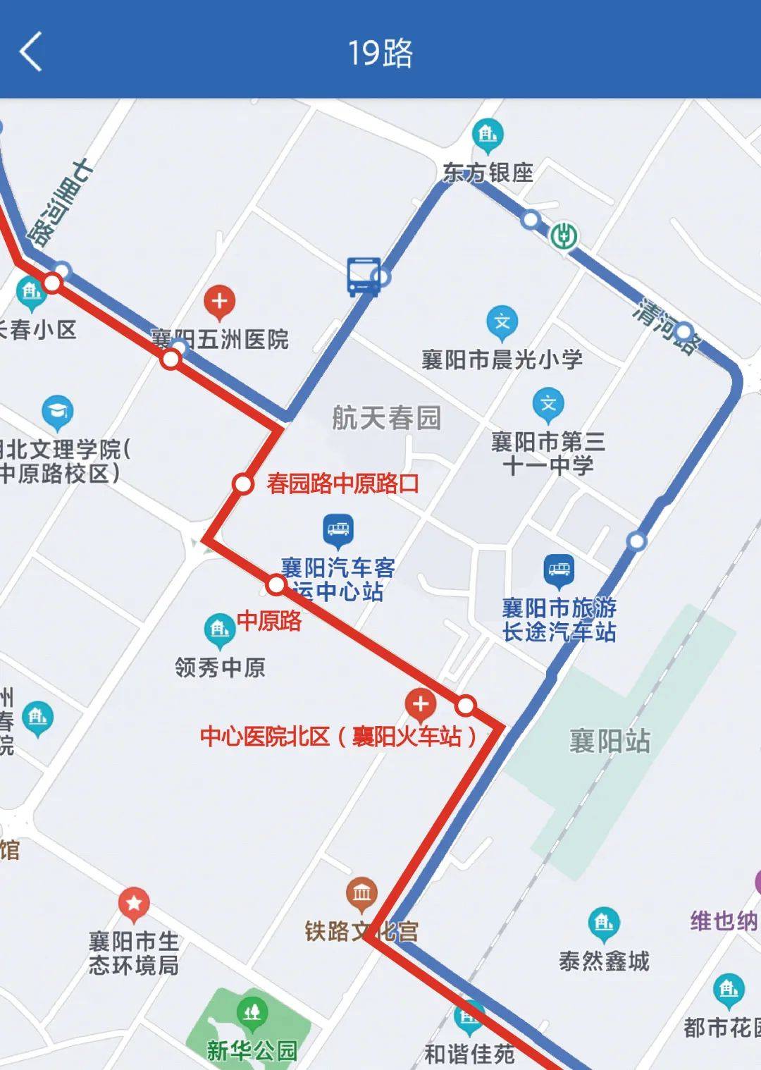 襄阳541公交车路线图片