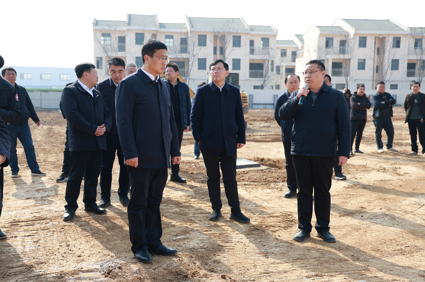 刘堂军 胡广带队开展一季度"开门红"项目建设拉练活动