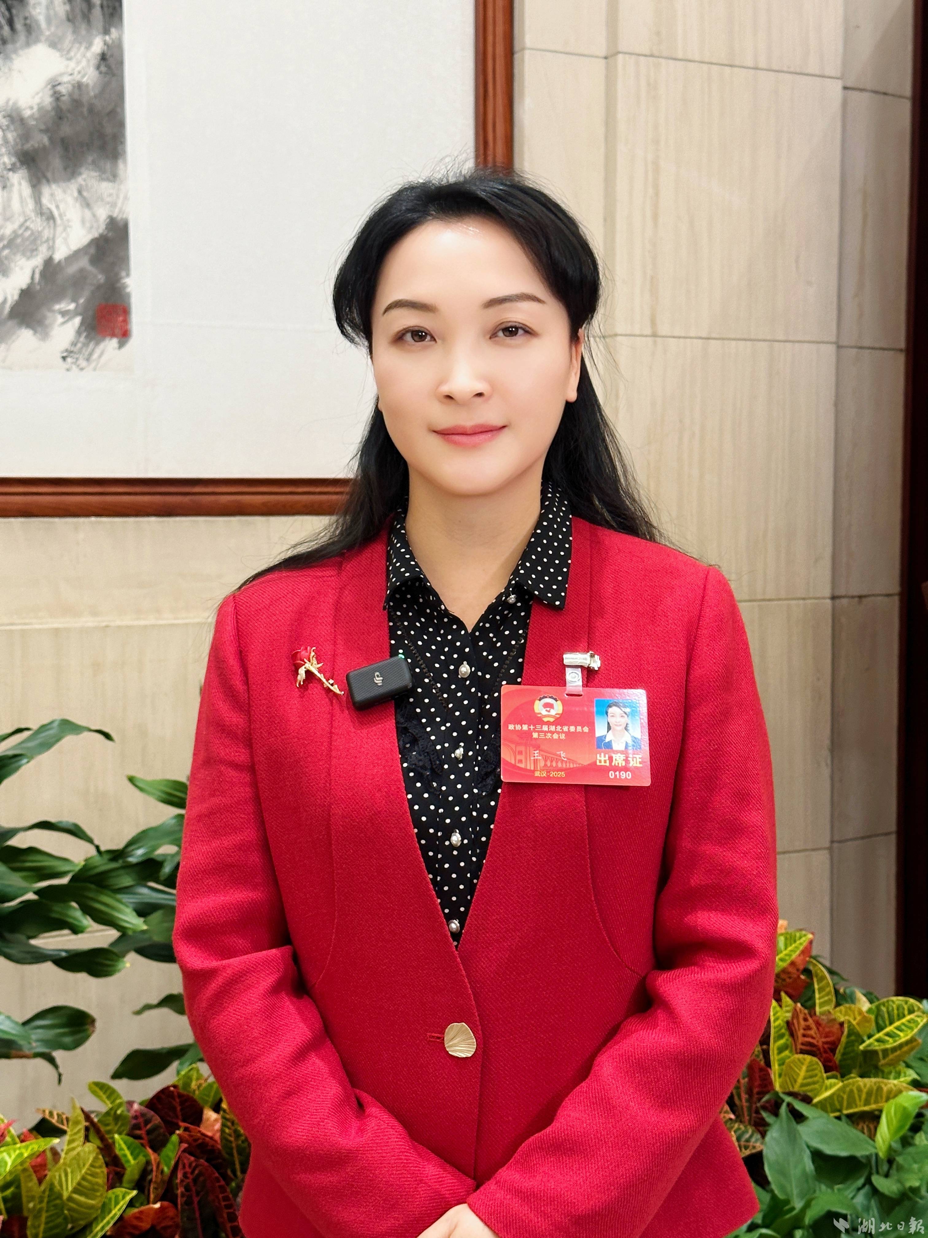 省政协委员、荆州市政协副秘书长、荆州市招商促进中心主任王飞。